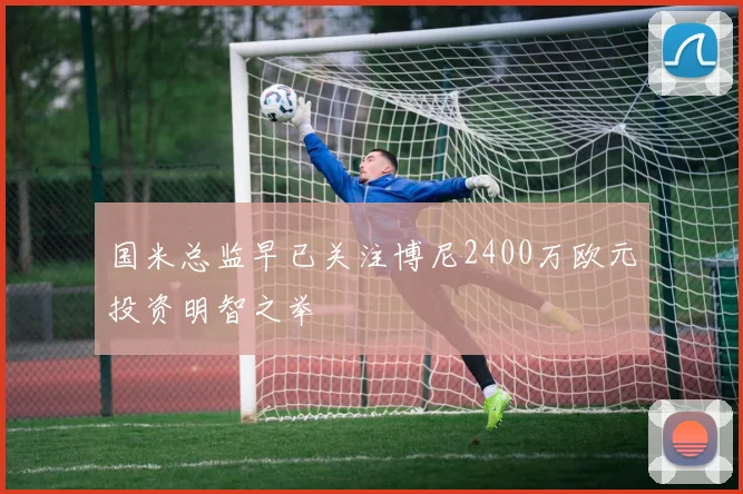 国米总监早已关注博尼2400万欧元投资明智之举